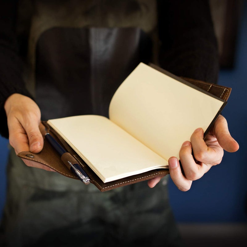 Londo Genuine Leather Portfolio â€“ Padfolio with Notepad & Snap Closure for Business, Office & Travel - Image 2